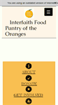 Mobile Screenshot of orangesfoodpantry.org
